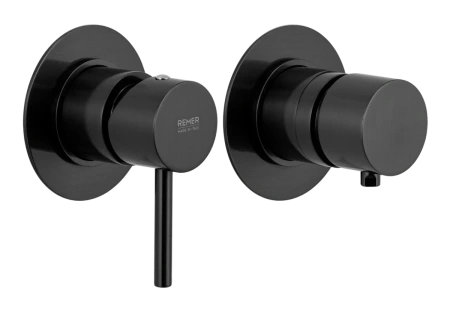 Смеситель для душа Remer X Style X96D3CFP встраиваемый в стену черный брашированный хром