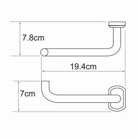 Бумагодержатель WasserKRAFT 3096