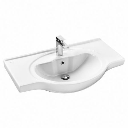 Тумба с раковиной Comforty Севилья 00-00003083CF 90х50 напольная цвет белый