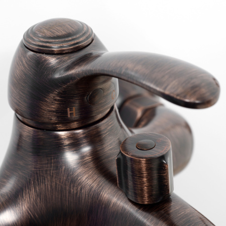 Смеситель для ванны WasserKRAFT Isar 1300 1301 настенный бронза