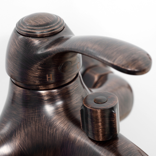 Смеситель для ванны WasserKRAFT Isar 1300 1301 настенный бронза - фото 4