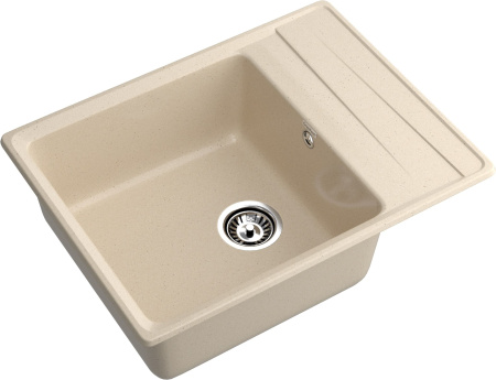 Кухонная мойка Granfest Level LV-660L кашемир 66х50 цвет бежевый поверхность матовая