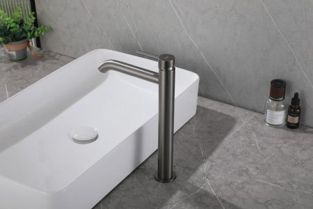 Смеситель Abber Wasser Kreis AF8111NG на раковину никель