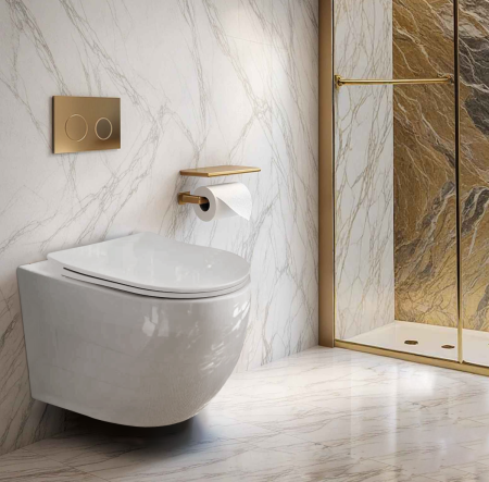 Унитаз подвесной Cerutti SPA CT10571 белый с сиденьем микролифт безободковый каскадный смыв
