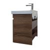 Тумба с раковиной Comforty Осло 00-00011149CF 60х40 подвесная цвет коричневый