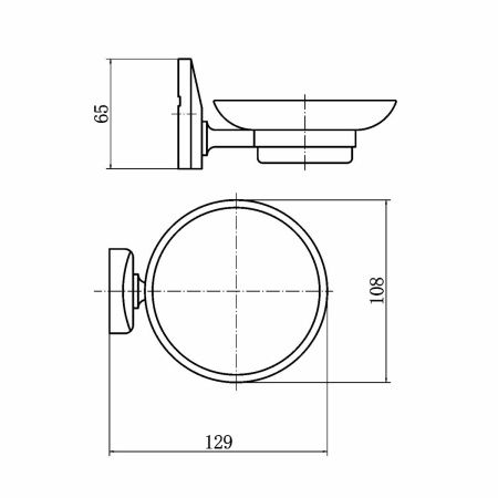 Мыльница Fashun A1602