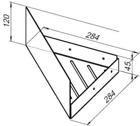 Полка в ванную комнату Aquanet Магнум 00302225