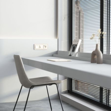 Розетка с/з со шторками и USB тип A+C Werkel 4690389213274