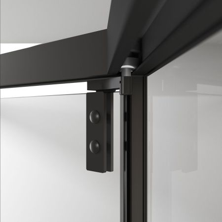 Душевой уголок Vincea Show VSP1-4SH100CLB 100х100 стекло прозрачное профиль черный без поддона