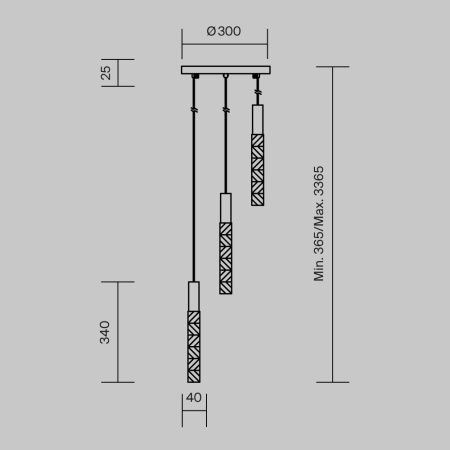 Светильник подвесной Maytoni Selemo (Селемо) MOD328PL-L9CH3K