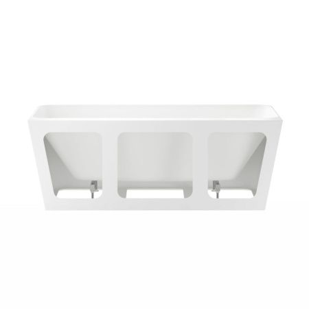 Ванна акриловая Wellsee Bromance 231601000 170х80 пристенная прямоугольная с ножками