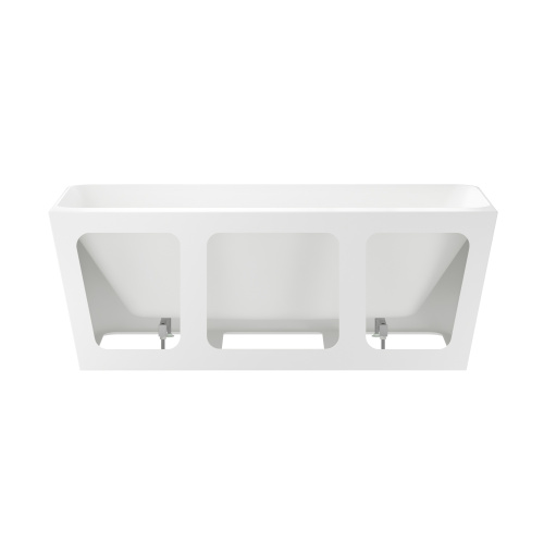 Ванна акриловая Wellsee Bromance 231601000 170х78 пристенная прямоугольная с ножками - фото 3 Ванна акриловая Wellsee Bromance 231601000 170х78 пристенная прямоугольная с ножками - фото 3