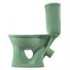 Унитаз-компакт напольный с бачком Santeri Виктория 1P3016S0400BF зеленый с сиденьем каскадный смыв