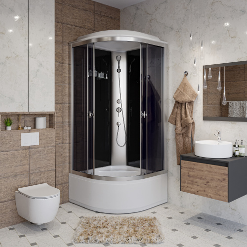 Душевая кабина Niagara Eco E100/40/TN 100х100 четверть круга - фото 3