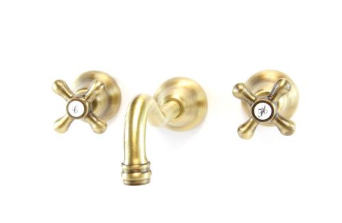 Смеситель для раковины Webert Armony AM750404065 настенный бронза - фото 4