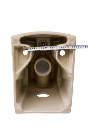 Унитаз для инвалидов подвесной Dstrana AID 4623-А белый с сиденьем безободковый каскадный смыв