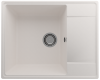 Кухонная мойка Ulgran Quartz Prima 605-01 61х49 цвет белый поверхность матовая