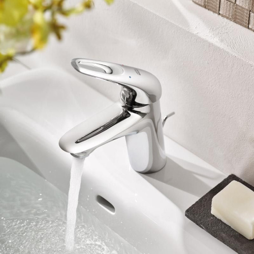 Смеситель Grohe Eurostyle 33558003 на раковину хром - фото 3