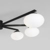 Люстра потолочная Eurosvet Opaline (Опалине) 70220/6 черный Smart