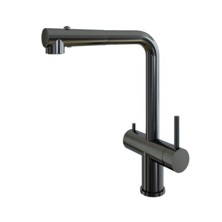 Смеситель для кухни Grandex Aqua Integra-SP 9020493 на мойку графит