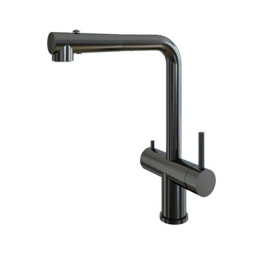 Смеситель для кухни Grandex Aqua Integra-SP 9020493 на мойку графит - фото 2