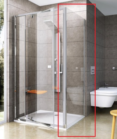 Душевая перегородка Ravak Pivot 90G70100Z1 90x190 стекло прозрачное профиль белый