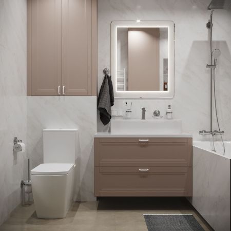 Унитаз-компакт напольный с бачком Lavinia Boho Aveo 3306010R белый с сиденьем микролифт безободковый каскадный смыв