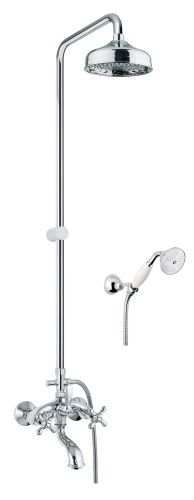 Душевая стойка Fiore 01CR0615 настенная цвет хром - фото 2