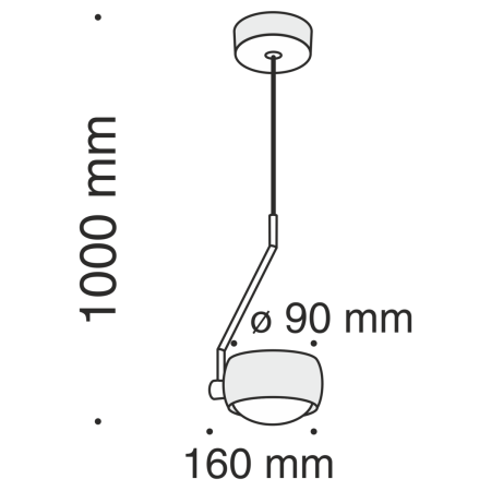 Светильник подвесной Wertmark Technical Lens Pendant MOD072PL-L8W3K