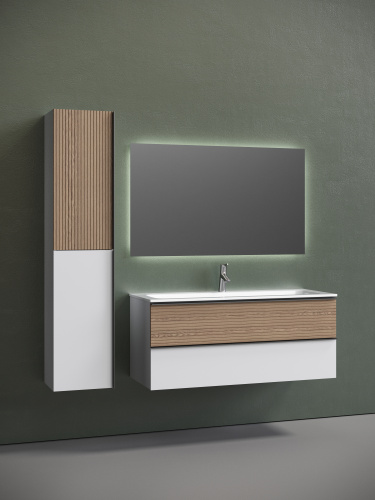 Тумба под раковину Sancos DELTA DL120W 119,5х44,5х50 настенная - фото 5