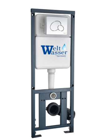 Клавиша смыва механическая WeltWasser WW INS 10000010234 цвет черный