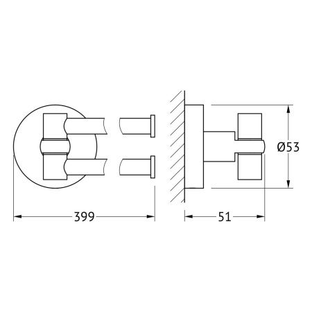Полотенцедержатель Artwelle Harmonie HAR 023