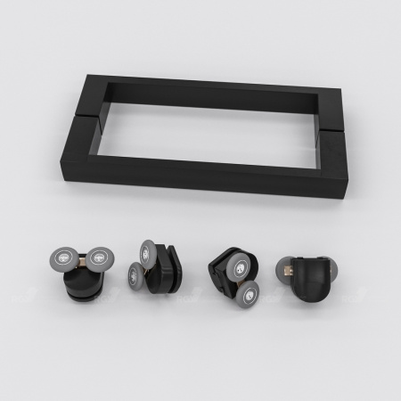 Душевая дверь RGW Classic 32091412-14 120х185 стекло прозрачное профиль черный