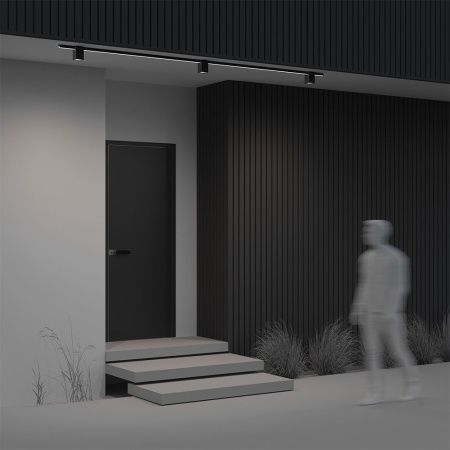 Уличный трековый светодиодный светильник Maytoni Outdoor Alfa O-TR01-3-S-16WB3K