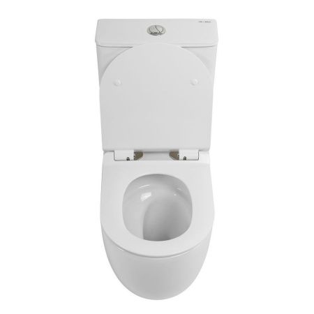 Унитаз напольный Art&Max Parma AM6089CPRVTSC белый с сиденьем микролифт смыв торнадо