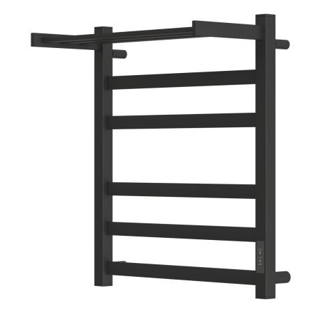 Полотенцесушитель электрический Point Меркурий PN83856PB 55х60 черный