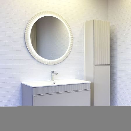 Тумба с раковиной Comforty 00-00017880CF 100х50 подвесная цвет серый