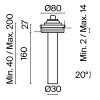 Светильник встраиваемый Maytoni Technical Focus T C140TRS-L200-7W3K-W