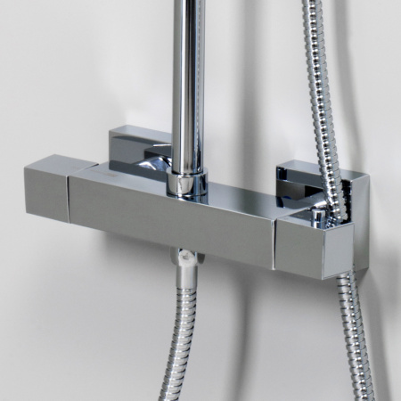 Душевая стойка WasserKRAFT A15502 настенная цвет хром с термостатом