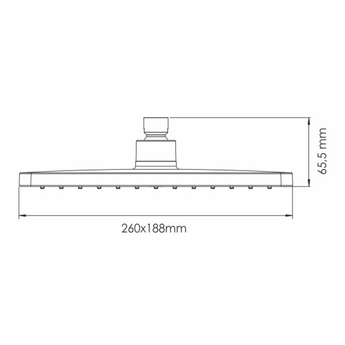 Верхний душ WasserKRAFT  A340 черный - фото 2