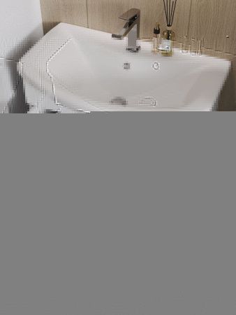 Тумба с раковиной Orange TOPLINE-Rio TR70-03E+RA 70х40 напольная цвет белый