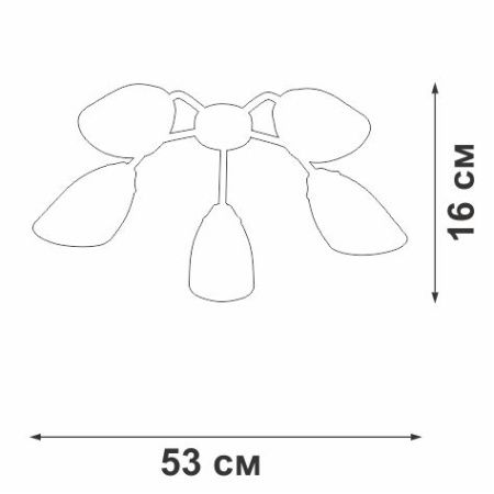 Люстра потолочная Vitaluce V31950/5PL