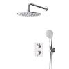 Душевая система Cezares LEAF LEAF-DSIP-T-25-01 встраиваемая в стену цвет хром с термостатом