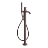 Смеситель для ванны Gessi Gessi316 54028#708 напольный медь (внешняя часть)
