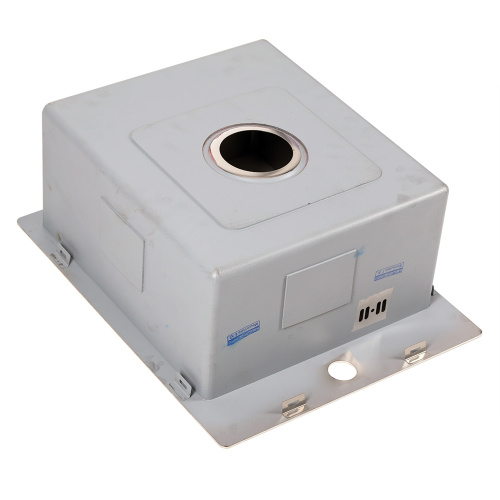 Кухонная мойка Melana ProfLine MLN-R4050H 40x50 цвет сатин - фото 4