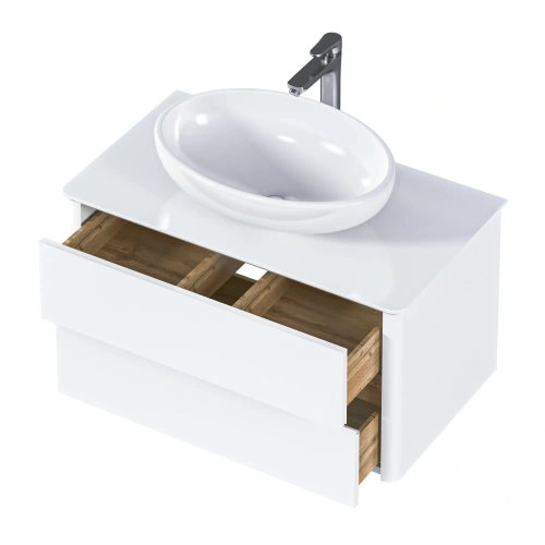 Тумба под раковину 1MarKa Monro Ц0000027406 80х45х42 цвет белый - фото 5