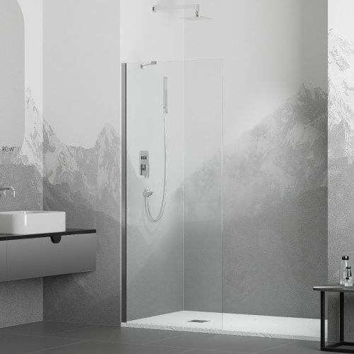 Душевая перегородка RGW Walk In 351011009-11 90х195 стекло прозрачное профиль хром - фото 2