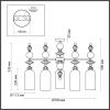 Люстра на штанге Odeon Light BIZET (БИЗЕТ) 4855/5C