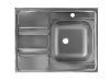Кухонная мойка Ukinox Иннова IND800.600 ---6C 0R- 80х60 цвет нержавеющая сталь поверхность матовая