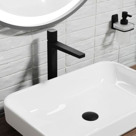Смеситель для раковины Wasserkraft Nuthe 9100 9103H на столешницу черный